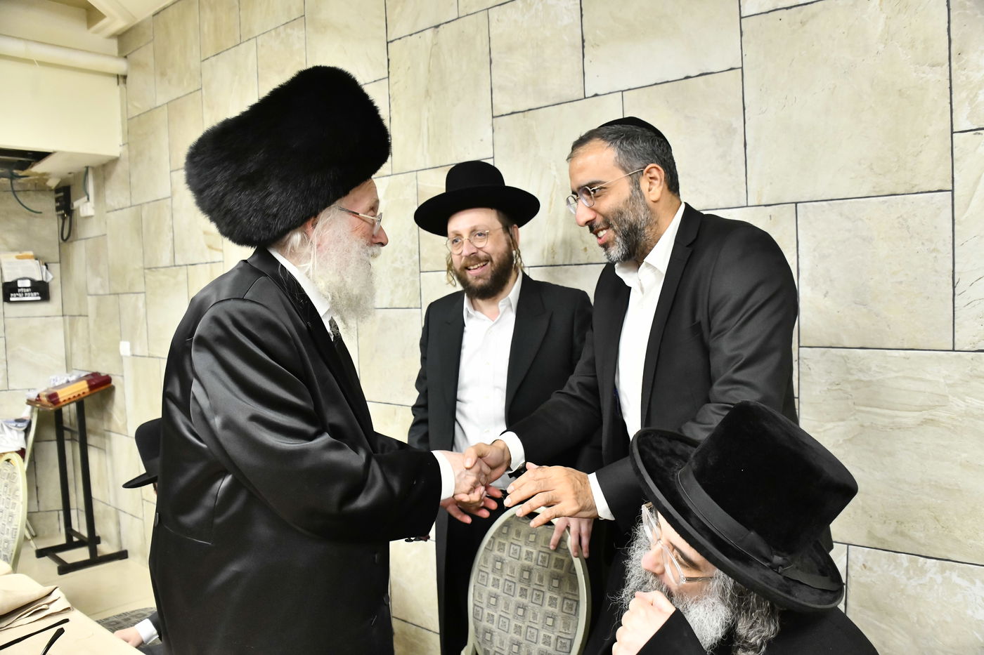 שמחת בר המצווה לבנו של גדליה סילמן, נכד הראב"ד הגר"י סילמן 