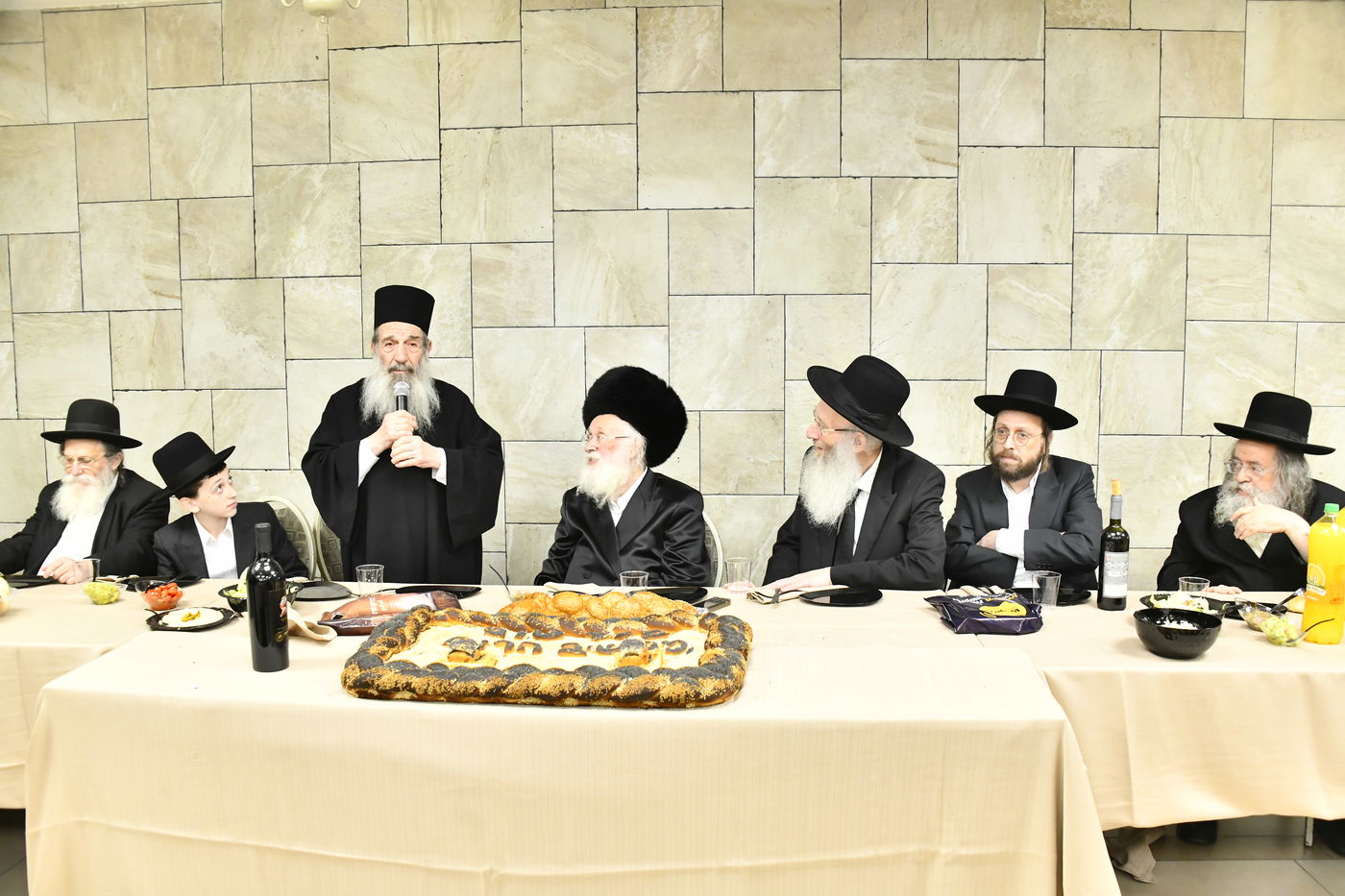 שמחת בר המצווה לבנו של גדליה סילמן, נכד הראב"ד הגר"י סילמן 