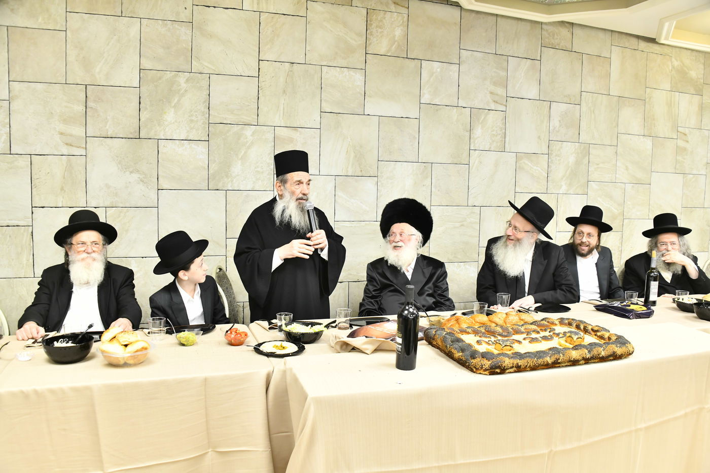 שמחת בר המצווה לבנו של גדליה סילמן, נכד הראב"ד הגר"י סילמן 