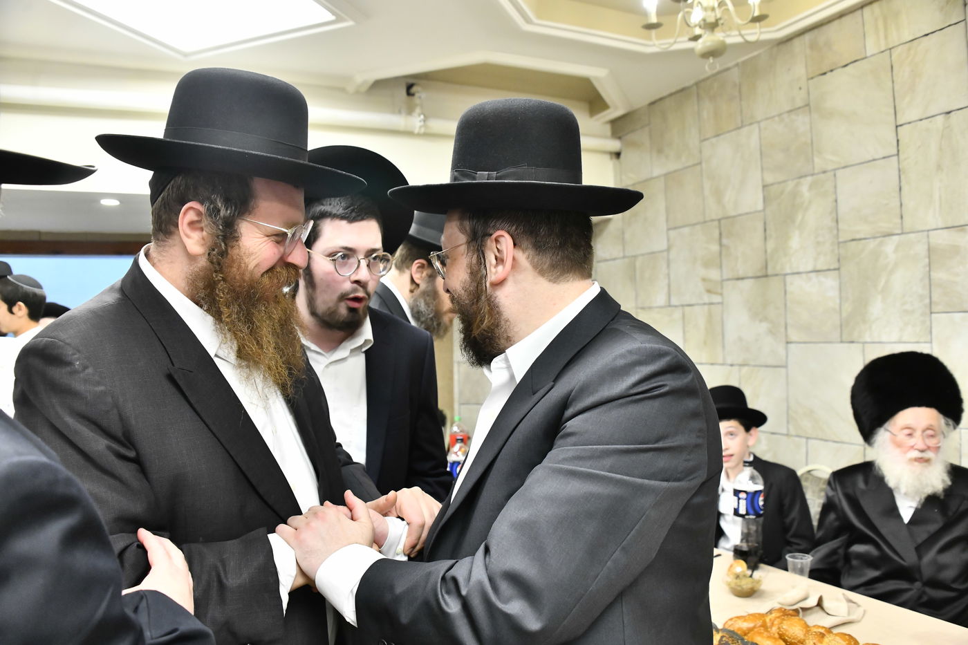 שמחת בר המצווה לבנו של גדליה סילמן, נכד הראב"ד הגר"י סילמן 