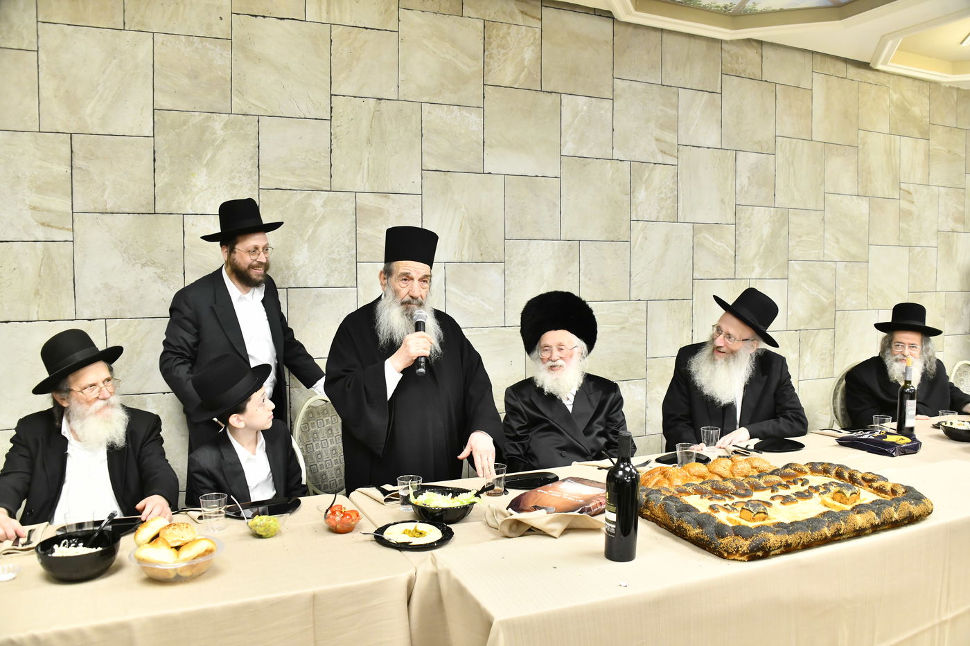 שמחת בר המצווה לבנו של גדליה סילמן, נכד הראב"ד הגר"י סילמן 