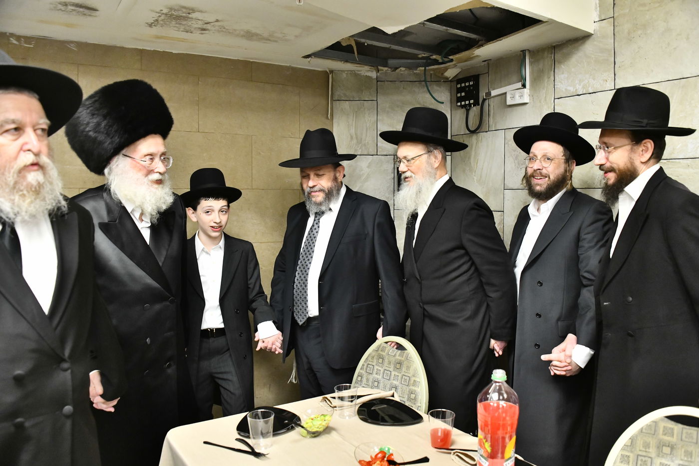 שמחת בר המצווה לבנו של גדליה סילמן, נכד הראב"ד הגר"י סילמן 