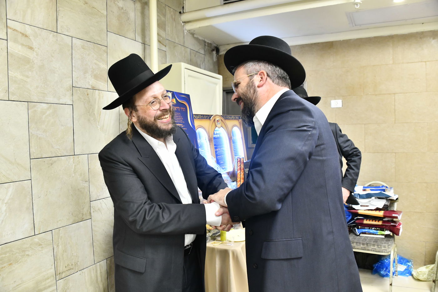 שמחת בר המצווה לבנו של גדליה סילמן, נכד הראב"ד הגר"י סילמן 