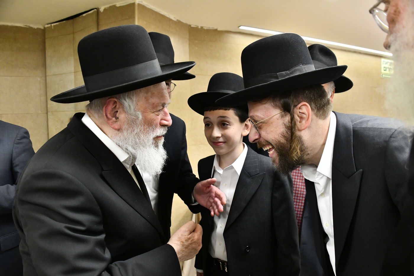 שמחת בר המצווה לבנו של גדליה סילמן, נכד הראב"ד הגר"י סילמן 