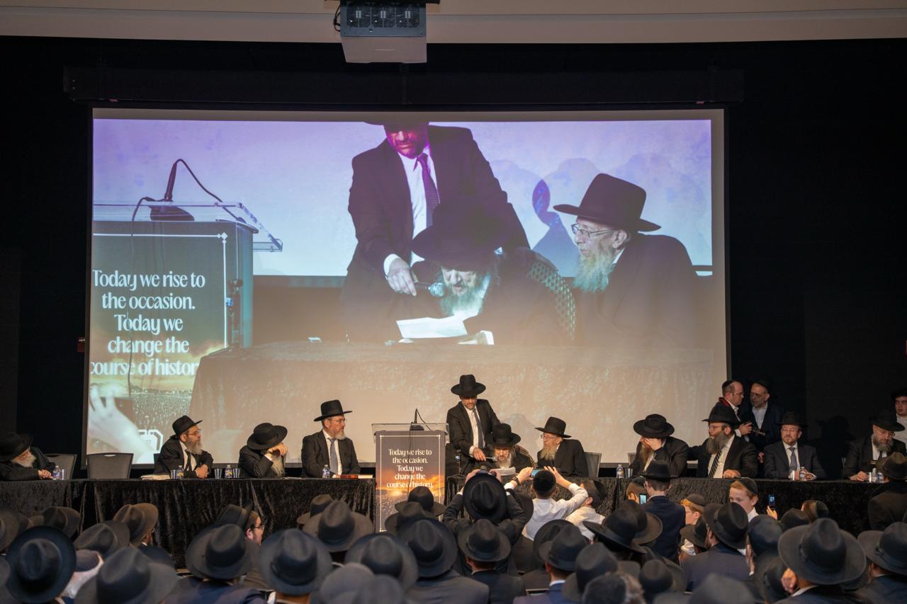 היום הראשון למסע הגר"ד לנדו בארצות הברית