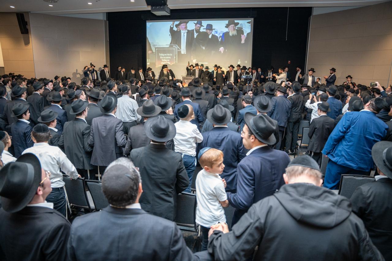 היום הראשון למסע הגר"ד לנדו בארצות הברית