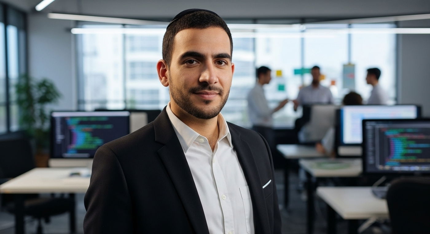 נתנאל, מנכ"ל חברת הייטק בכירה: "חיפשתי מסגרת שתתאים לאופי החיים התורני, אך תוביל אותי לעתיד כלכלי ומקצועי"