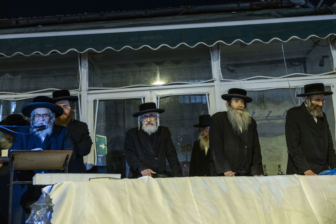 מחאה נגד גזירת הגיוס בראשות האדמו"ר ממשכנות הרועים