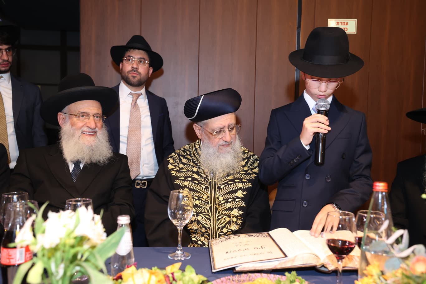 שמחת בר המצווה לבן הגר"י סיני