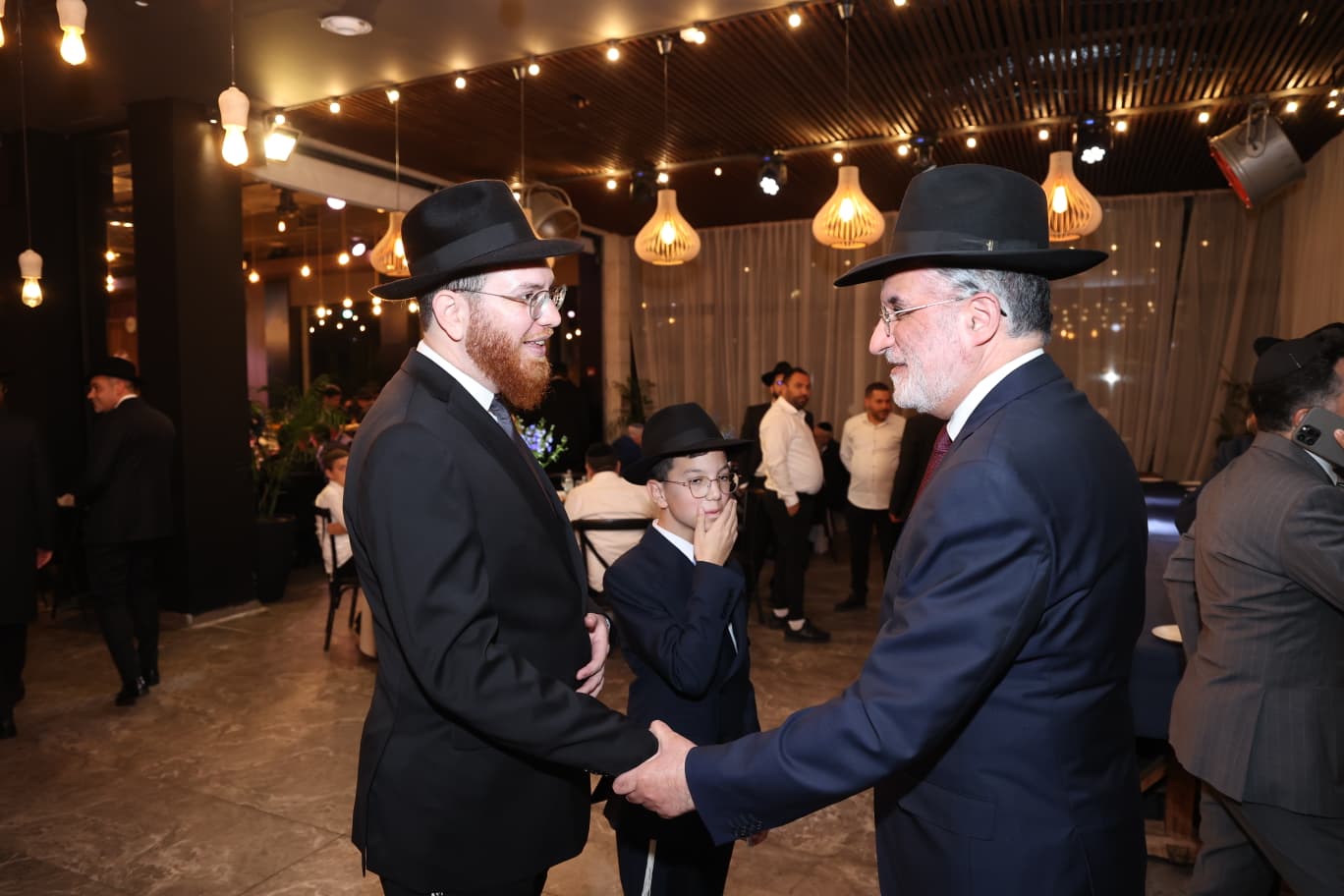 שמחת בר המצווה לבן הגר"י סיני