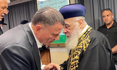 הראשון לציון וח"כ אדלשטיין, אמש