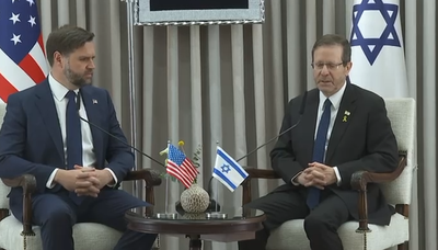 סגן הנשיא האמריקני הבהיר לנשיא הרצוג מה מטרת ביקורו בישראל | צפו