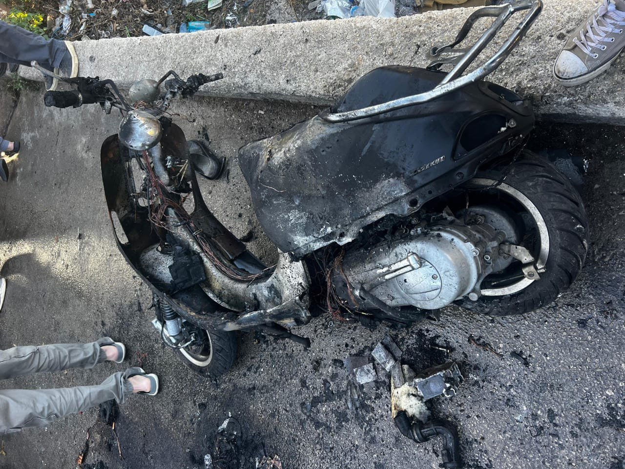 האופנוע, לאחר התקיפה