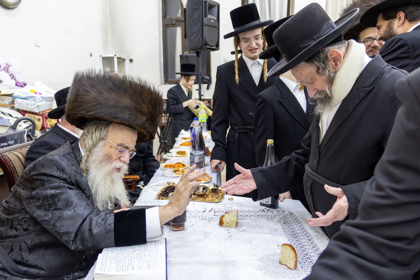 שמחת בר המצווה לנכד האדמו"ר משידלובצא