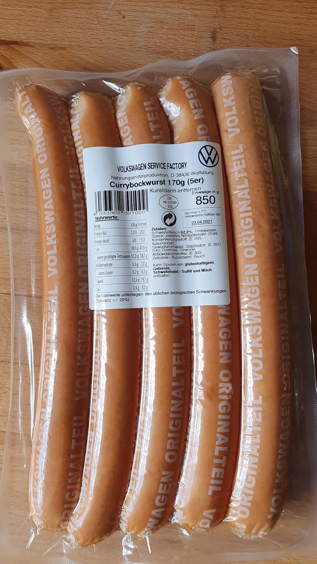 הנקניקיות של פולקסווגן