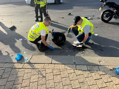 תאונה קטלנית בכביש: אופנוע התנגש בעוצמה באופניים, הרוכב נהרג