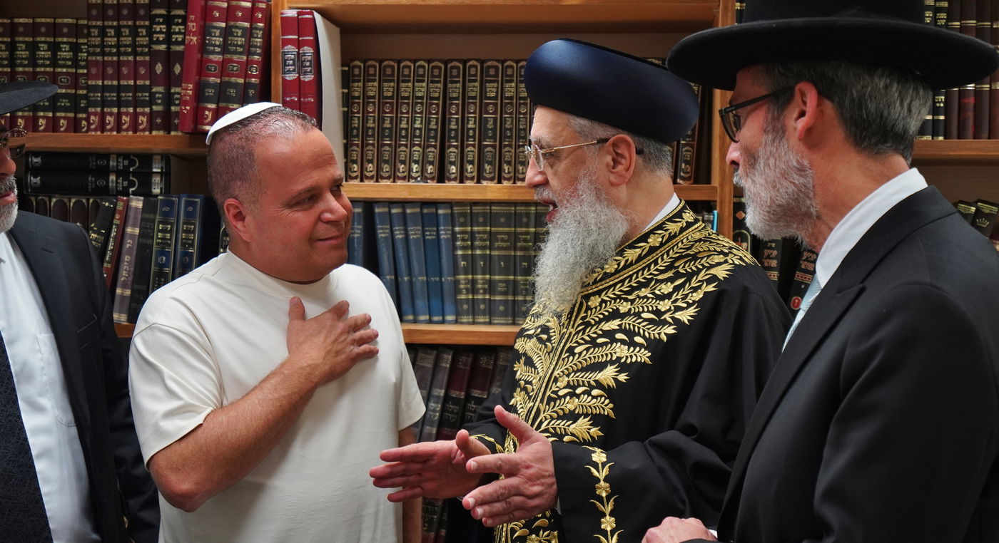 הראשל"צ הגר"ד יוסף בביקור באשקלון