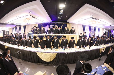 מעמד הכתרת 70 דיינים ומורי הוראה בירושלים