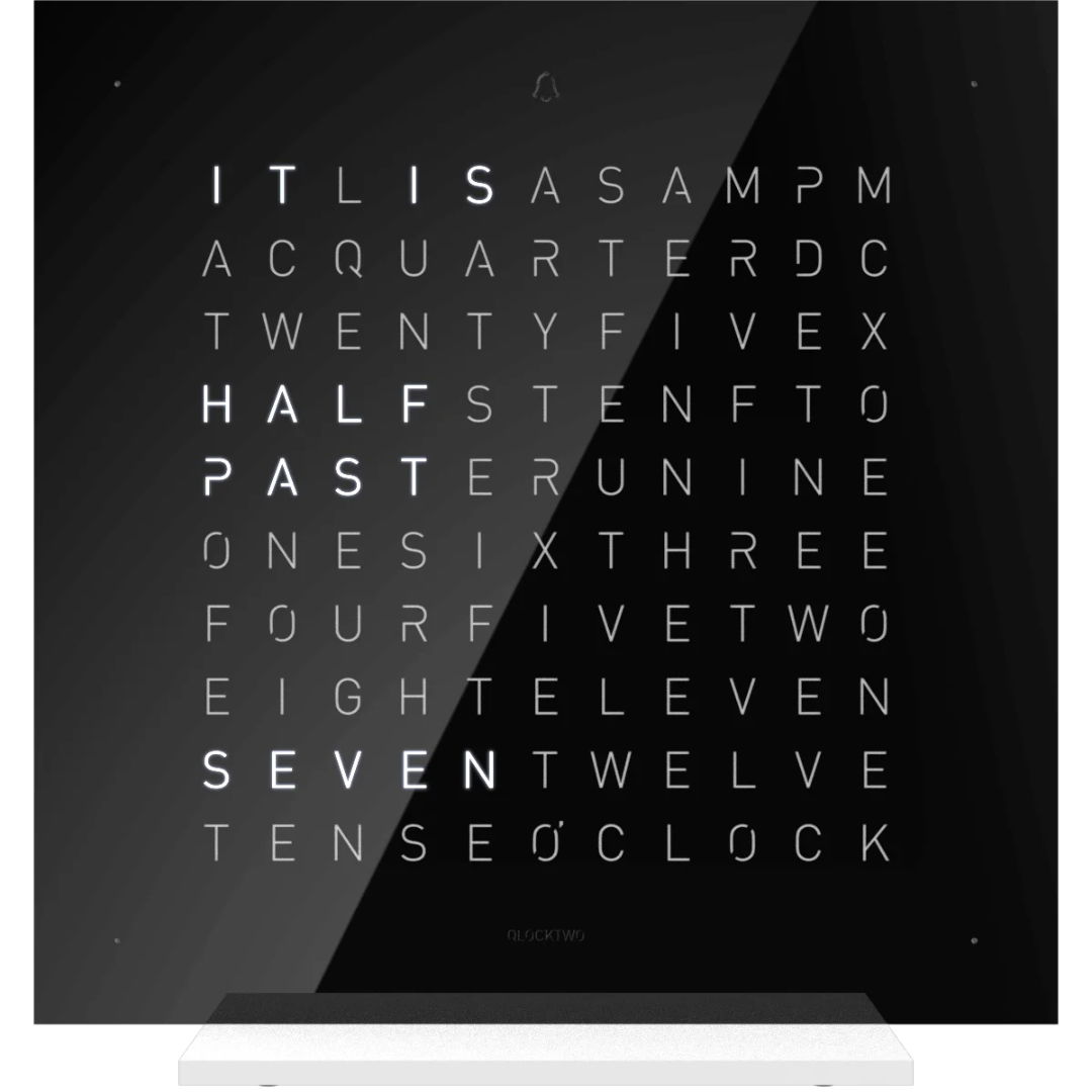 שעון של אותיות - QLOCKTWO