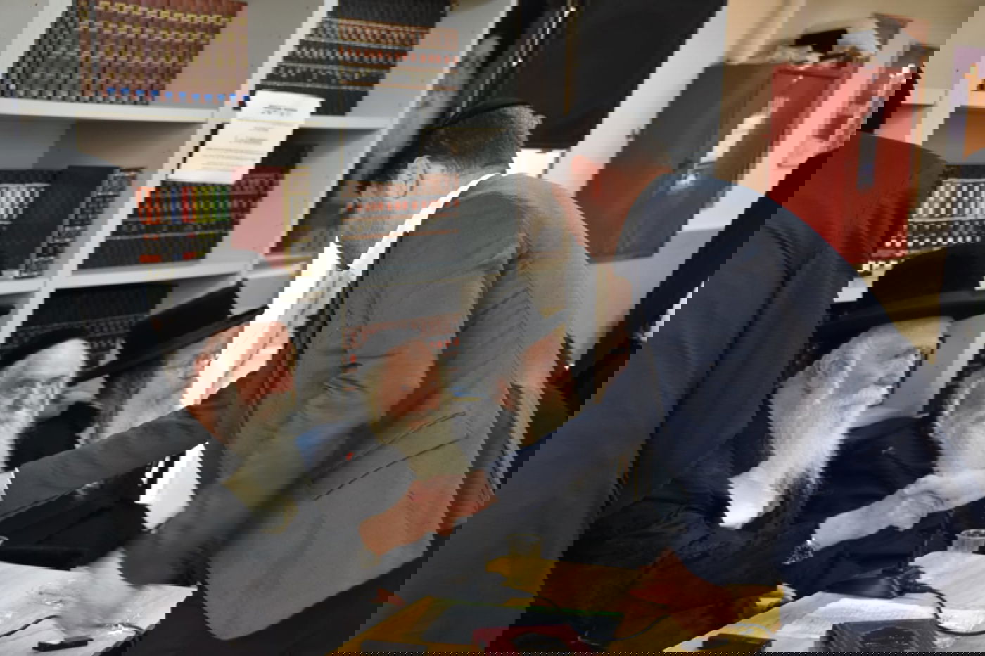 ניחום אבלים אצל הגרי"ד גרוסמן