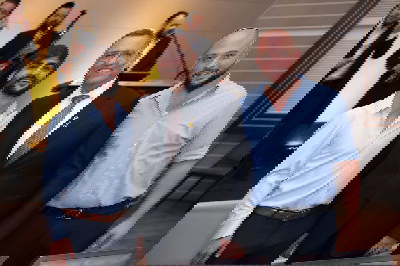 ראש העיר ירושלים ערך שבע ברכות לבתו, כולם הגיעו לברך • צפו בגלריה