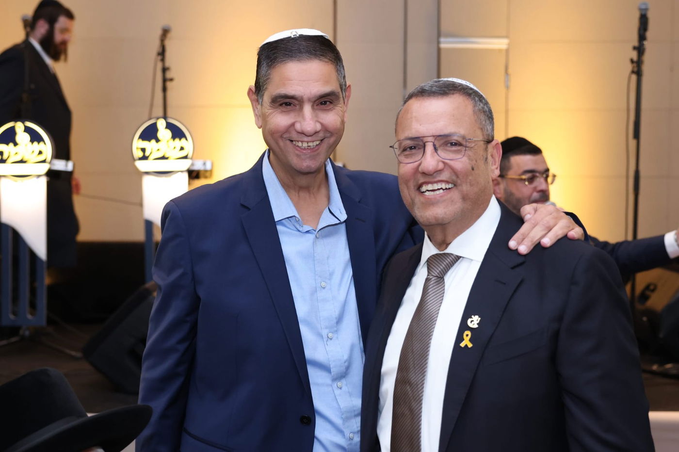 ראש העיר ירושלים ערך שבע ברכות לבתו, כולם הגיעו לברך • צפו בגלריה