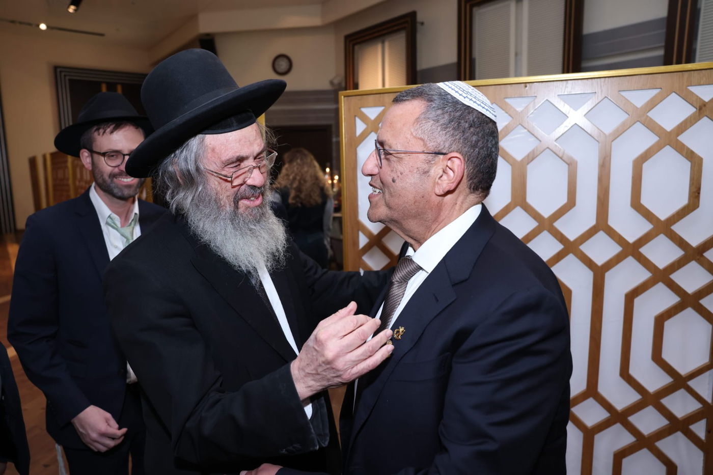 ראש העיר ירושלים ערך שבע ברכות לבתו, כולם הגיעו לברך • צפו בגלריה