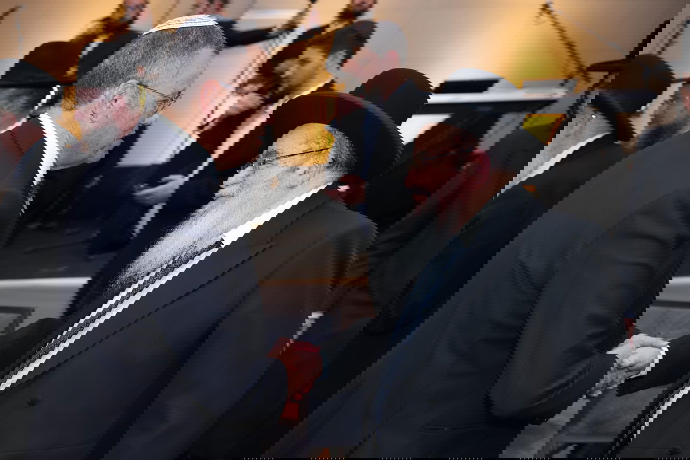 ראש העיר ירושלים ערך שבע ברכות לבתו, כולם הגיעו לברך • צפו בגלריה