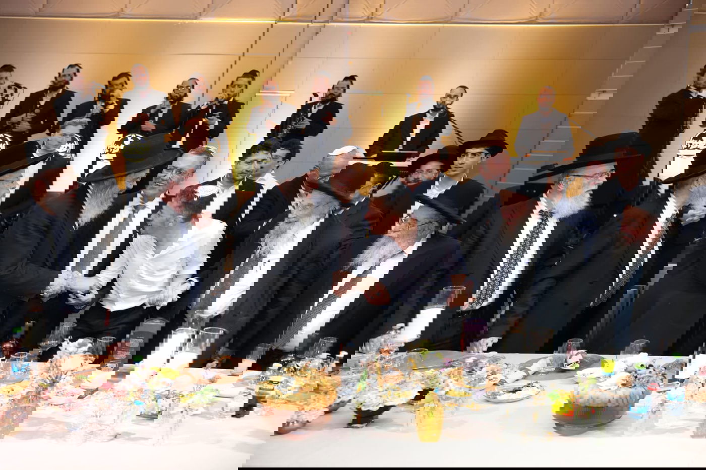 ראש העיר ירושלים ערך שבע ברכות לבתו, כולם הגיעו לברך • צפו בגלריה