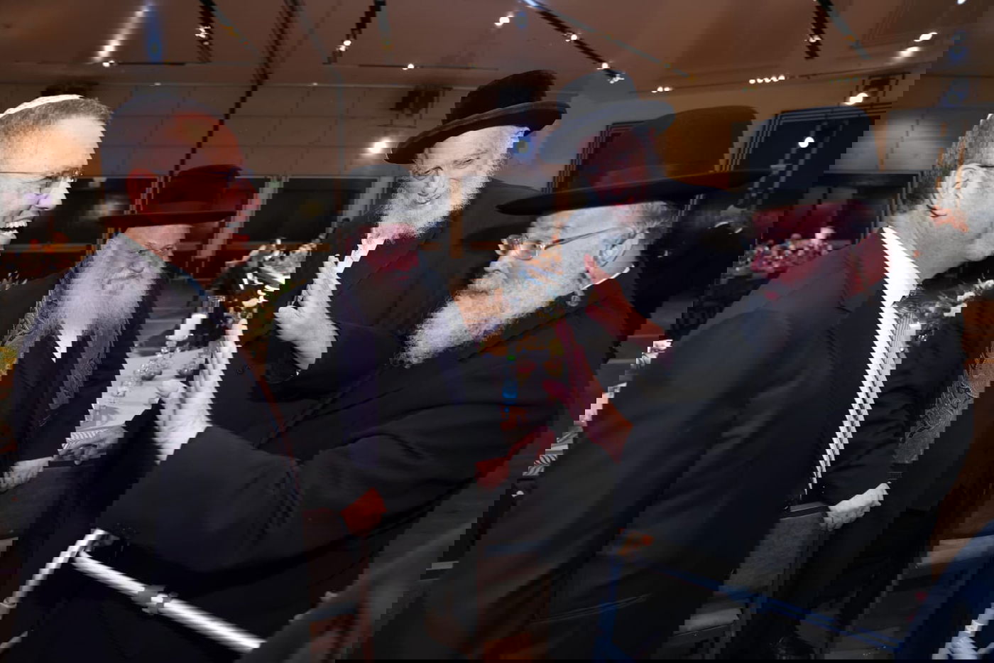 ראש העיר ירושלים ערך שבע ברכות לבתו, כולם הגיעו לברך • צפו בגלריה