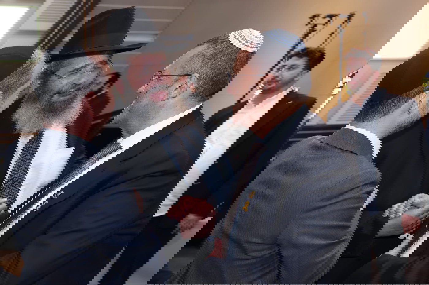 ראש העיר ירושלים ערך שבע ברכות לבתו, כולם הגיעו לברך • צפו בגלריה