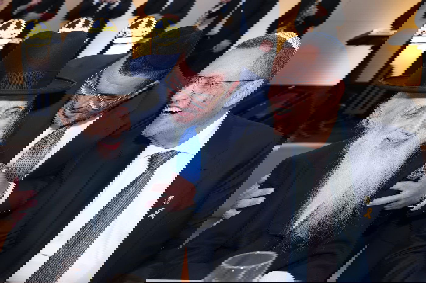 ראש העיר ירושלים ערך שבע ברכות לבתו, כולם הגיעו לברך • צפו בגלריה