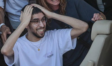 אביתר דוד ביום שחרורו