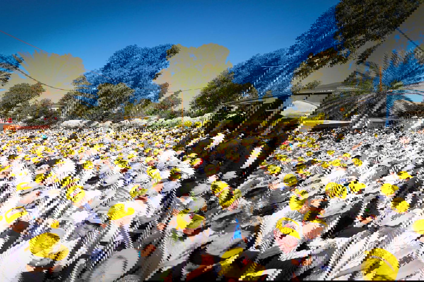 עצרת המחאה של ילדי 'עטרת שלמה' מול כלא 10