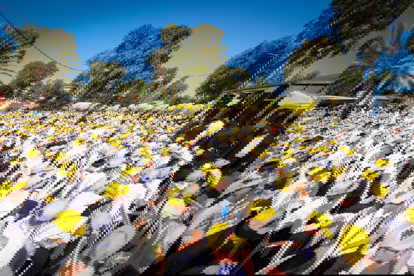 עצרת המחאה של ילדי 'עטרת שלמה' מול כלא 10