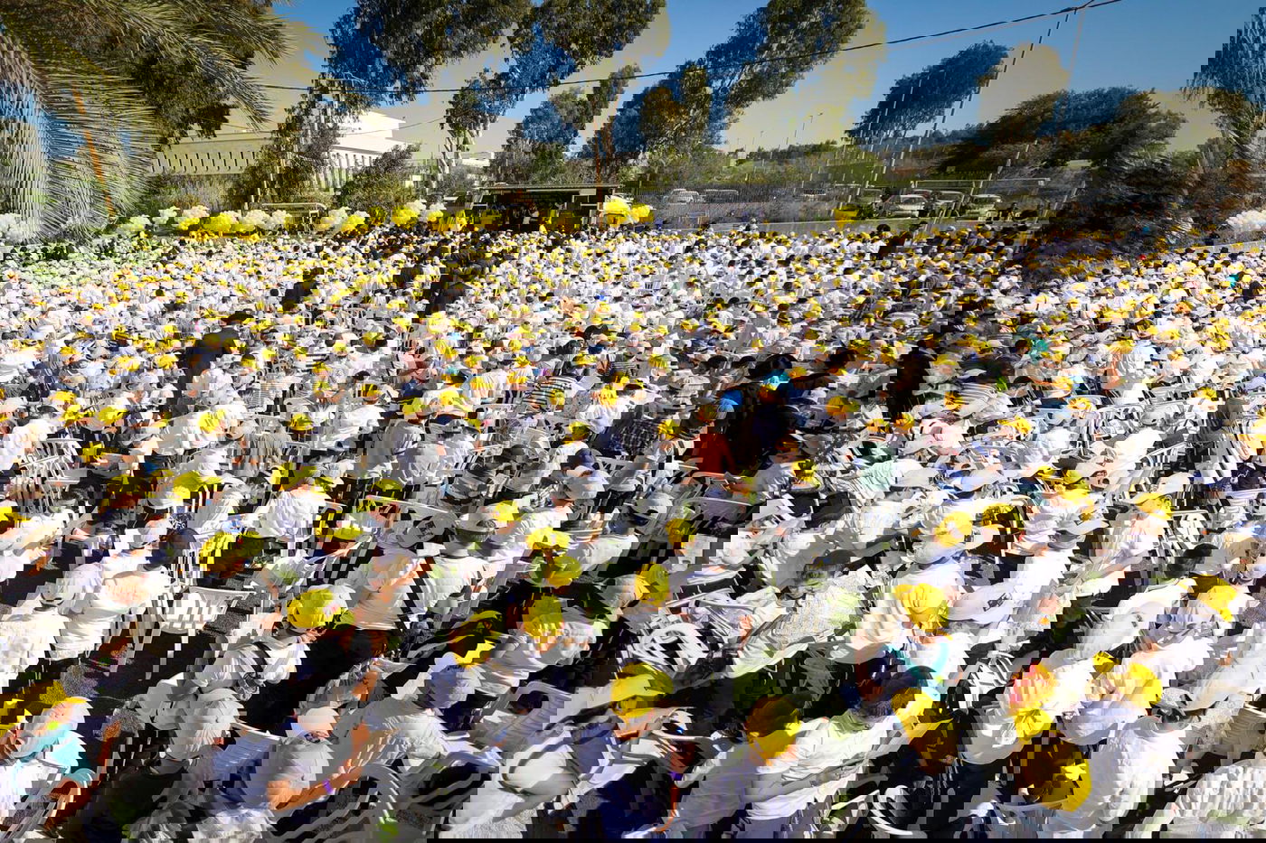 עצרת המחאה של ילדי 'עטרת שלמה' מול כלא 10