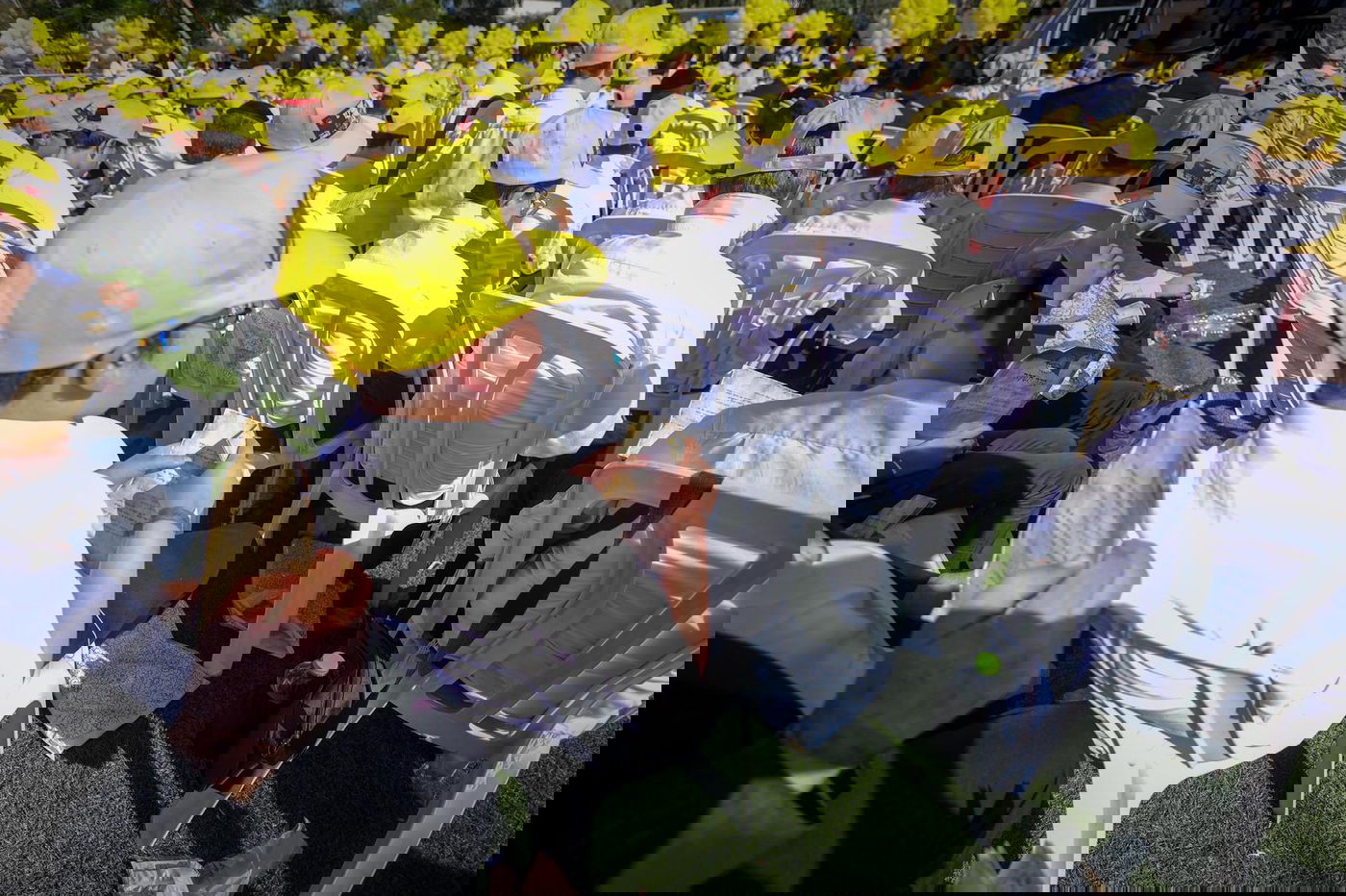 עצרת המחאה של ילדי 'עטרת שלמה' מול כלא 10