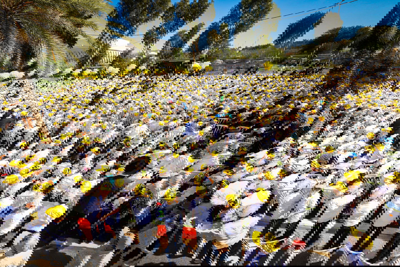 עצרת המחאה של ילדי 'עטרת שלמה' מול כלא 10