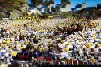 עצרת המחאה של ילדי 'עטרת שלמה' מול כלא 10