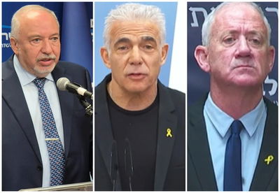 גנץ, לפיד וליברמן