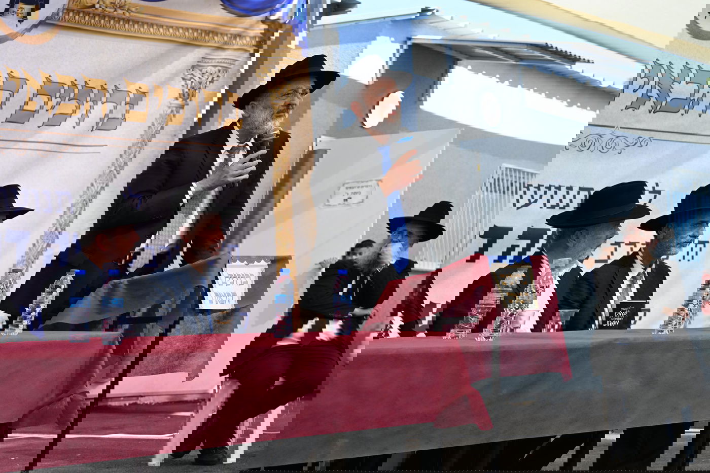 ביקור יו"ר ש"ס אריה דרעי בת"ת "אוצר התורה" בקריית אתא