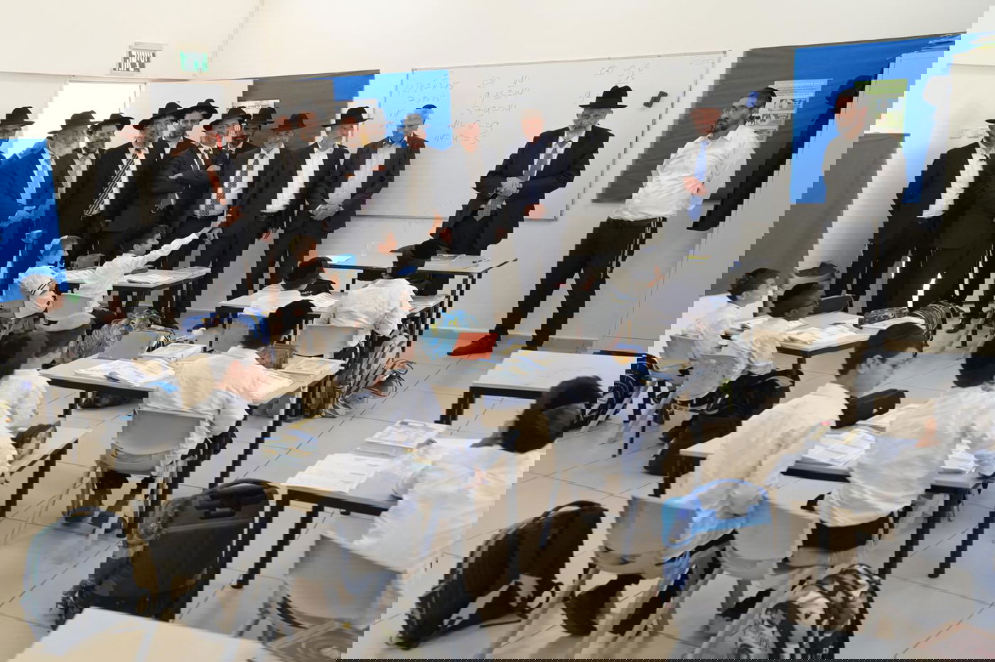 ביקור יו"ר ש"ס אריה דרעי בת"ת "אוצר התורה" בקריית אתא