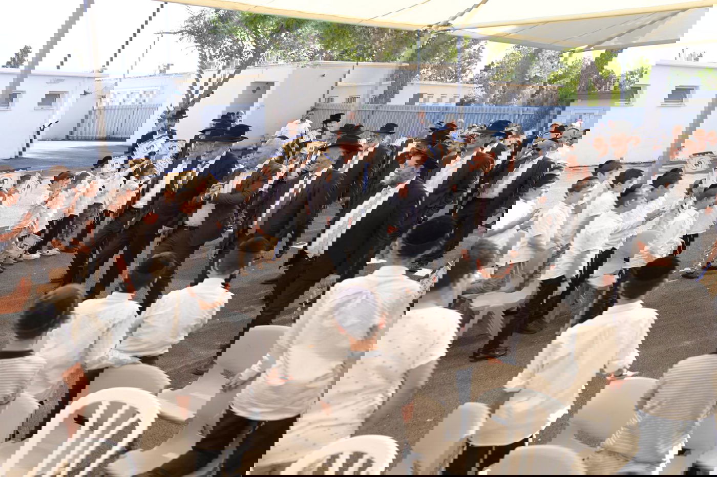 ביקור יו"ר ש"ס אריה דרעי בת"ת "אוצר התורה" בקריית אתא