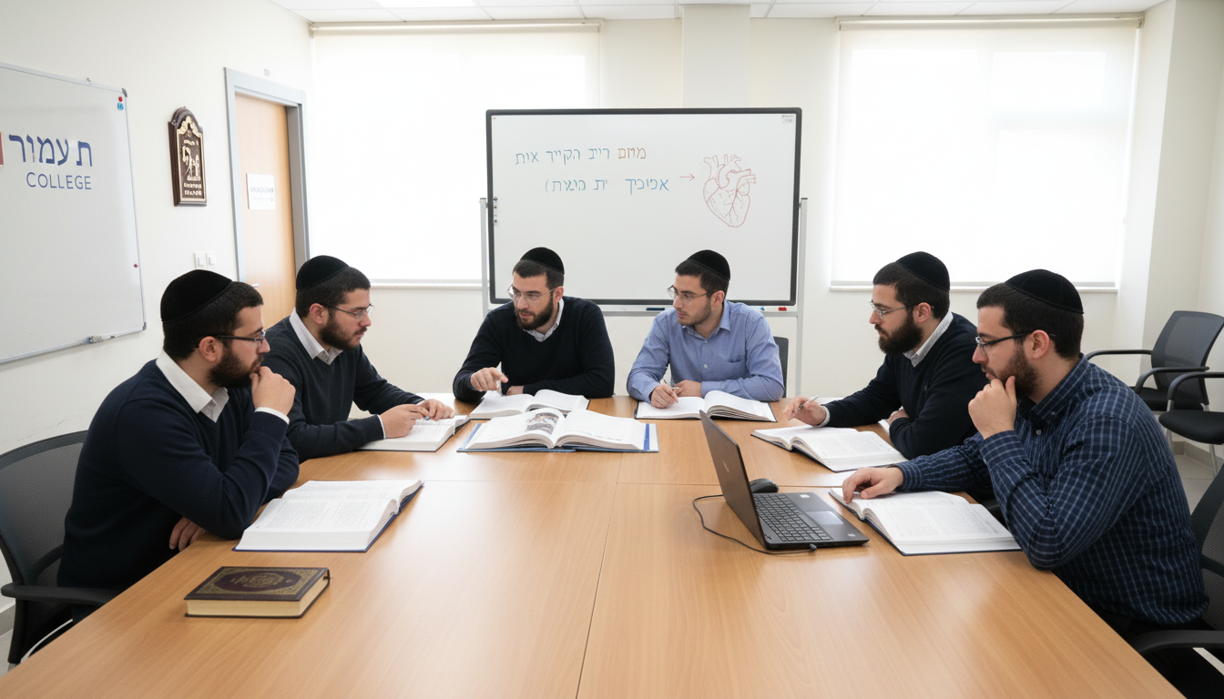  "אחדות מטרה בסביבה תומכת: סטודנטים במכללת מבחר לומדים יחד, בונים את דור העתיד של הסיעוד."