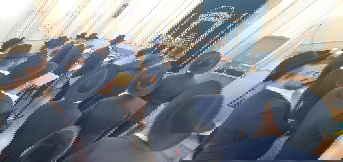 עצרת זיכרון בהיכל ישיבת מרן הגר"ע יוסף זיע"א