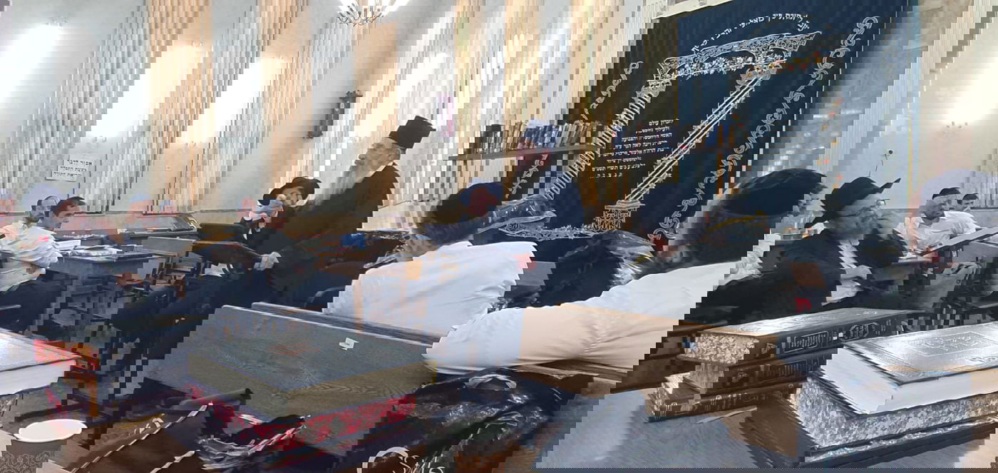 עצרת זיכרון בהיכל ישיבת מרן הגר"ע יוסף זיע"א