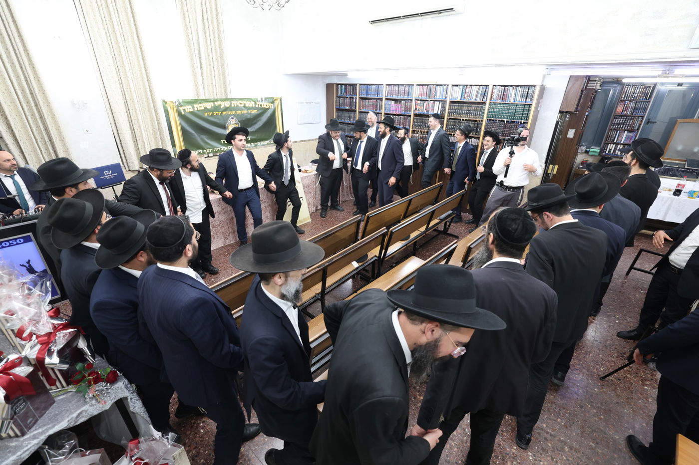 עצרת זיכרון בהיכל ישיבת מרן הגר"ע יוסף זיע"א