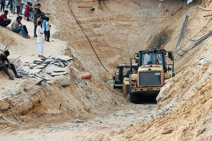 חפירות בעזה למציאת חללים