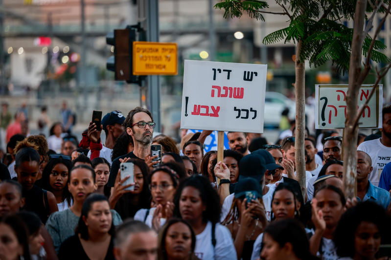 הפגנות הקהילה האתיופית אחרי הדריסה