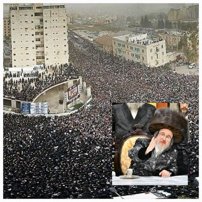 האדמו"ר מביאלה ב"ב, על רקע עצרת המיליון בשנת תשע"ד